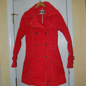 Goode Rider Equestrian Raincoat Salmon Sz Small